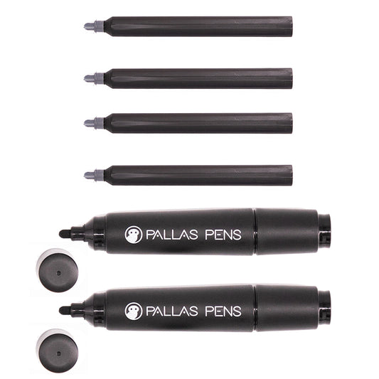 Black Pallas Pen - Refillable Whiteboard Dry Erase Marker
